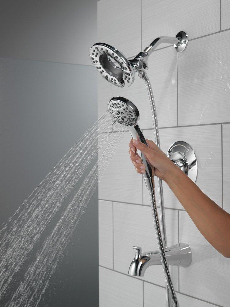 Single Handle Multi Function Bathtub & Shower Faucet in Chrome (Trim Only) 