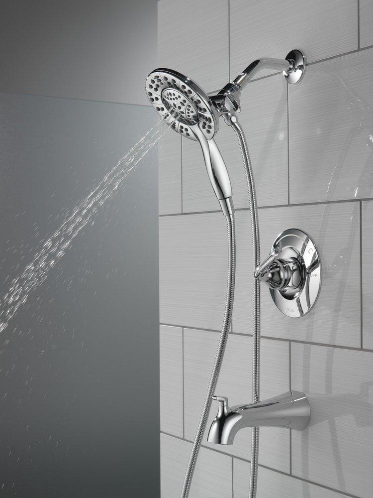 Single Handle Multi Function Bathtub & Shower Faucet in Chrome (Trim Only) 
