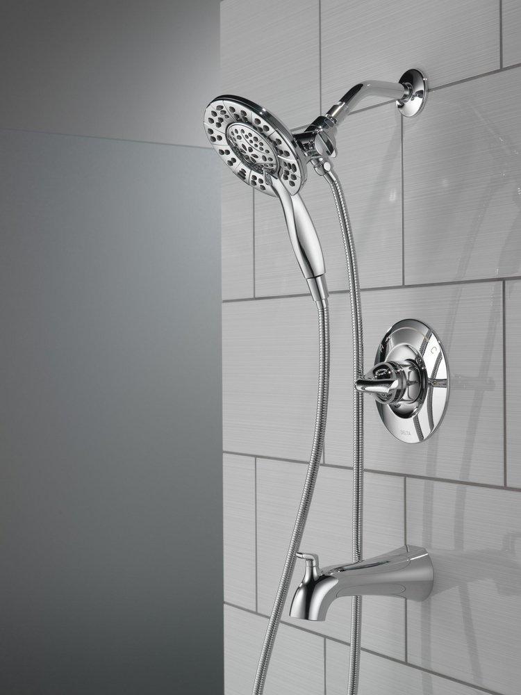 Single Handle Multi Function Bathtub & Shower Faucet in Chrome (Trim Only) 