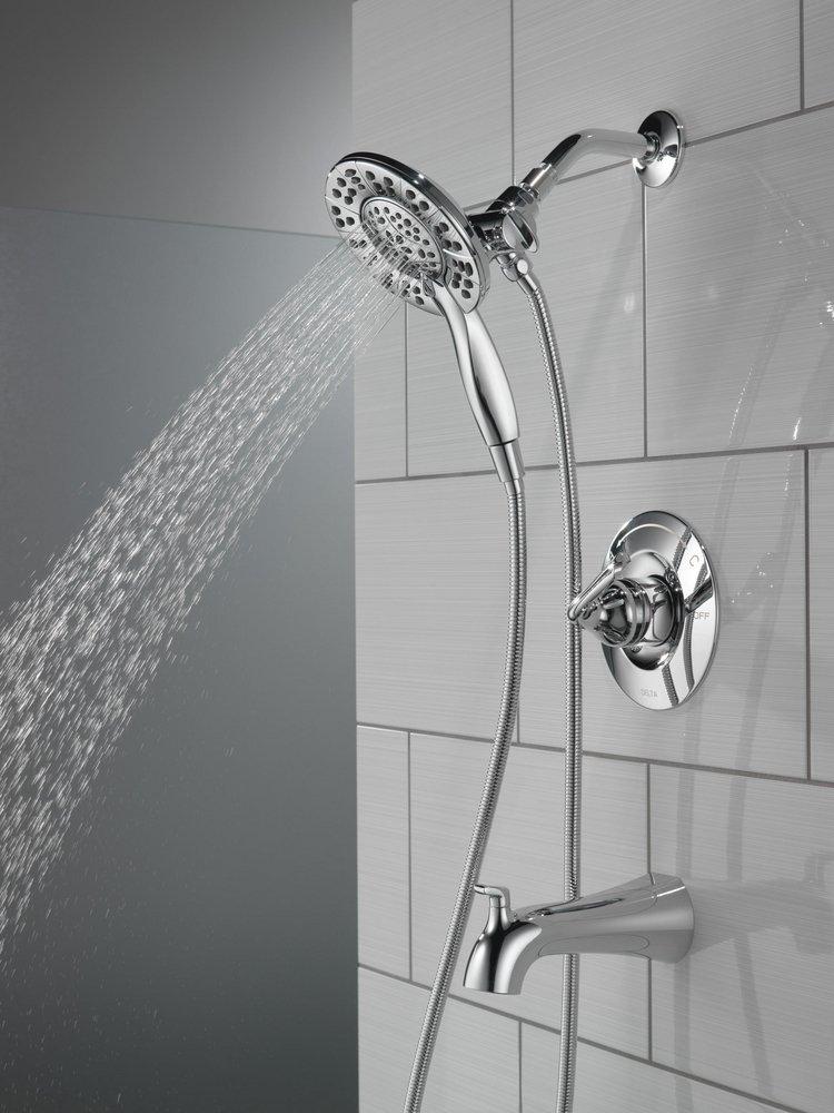 Single Handle Multi Function Bathtub & Shower Faucet in Chrome (Trim Only) 