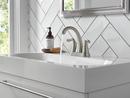 Two Handle Centerset Bathroom Sink Faucet in Brused Nickel 