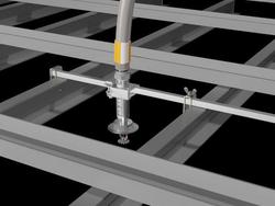 48 in. NPT Carbon Steel Bracket Assembly