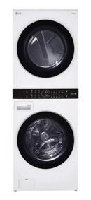 LG White 27 in. 7.4 cu. ft. Gas Combination Washer & Dryer 