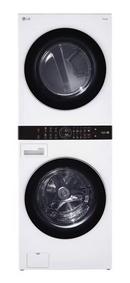 LG White 27 in. 7.4 cu. ft. Gas Combination Washer & Dryer 
