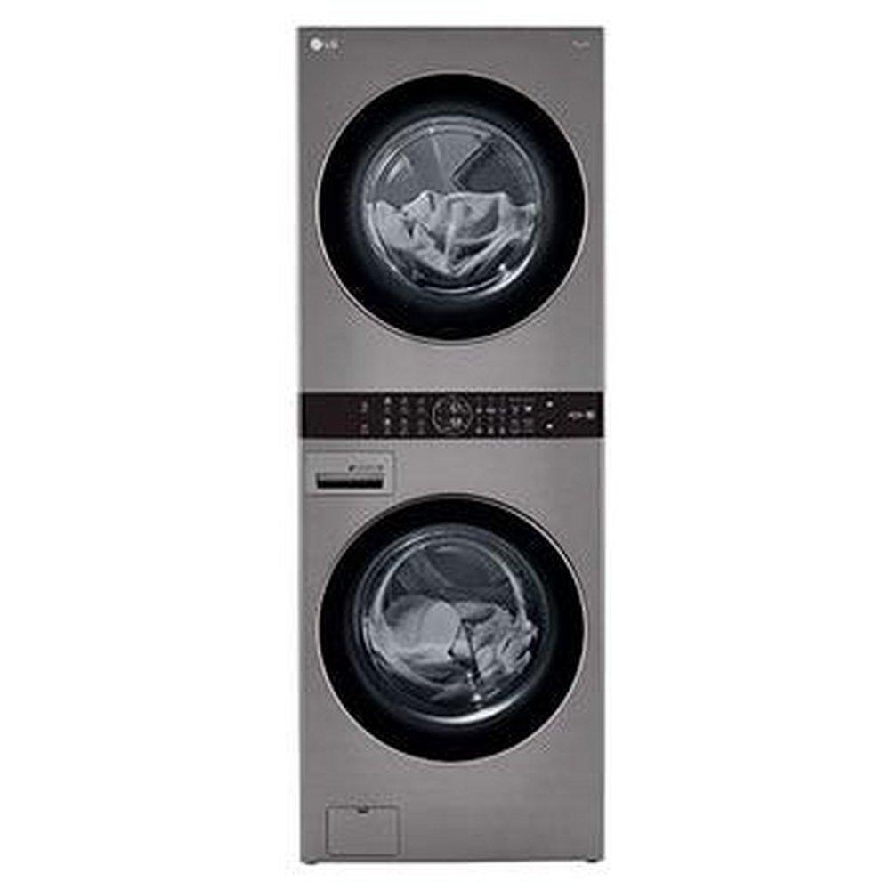 LG Electronics Graphite Steel 27 in. 7.4 cu. ft. Electric Combination Washer & Dryer 