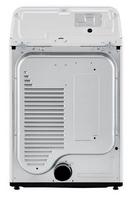 LG Electronics White 27 x 29-1/2 in. 240V 7.3 cu. ft. Electric Smart Home Enable Top Load Dryer 