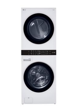 27 in. 7.4 cu. ft. Electric Combination Washer & Dryer in White