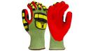 Armateck Green Insulated 13GA A6 Cut & Impact Resistant Nitrile Dipped Cold Weather Gloves 