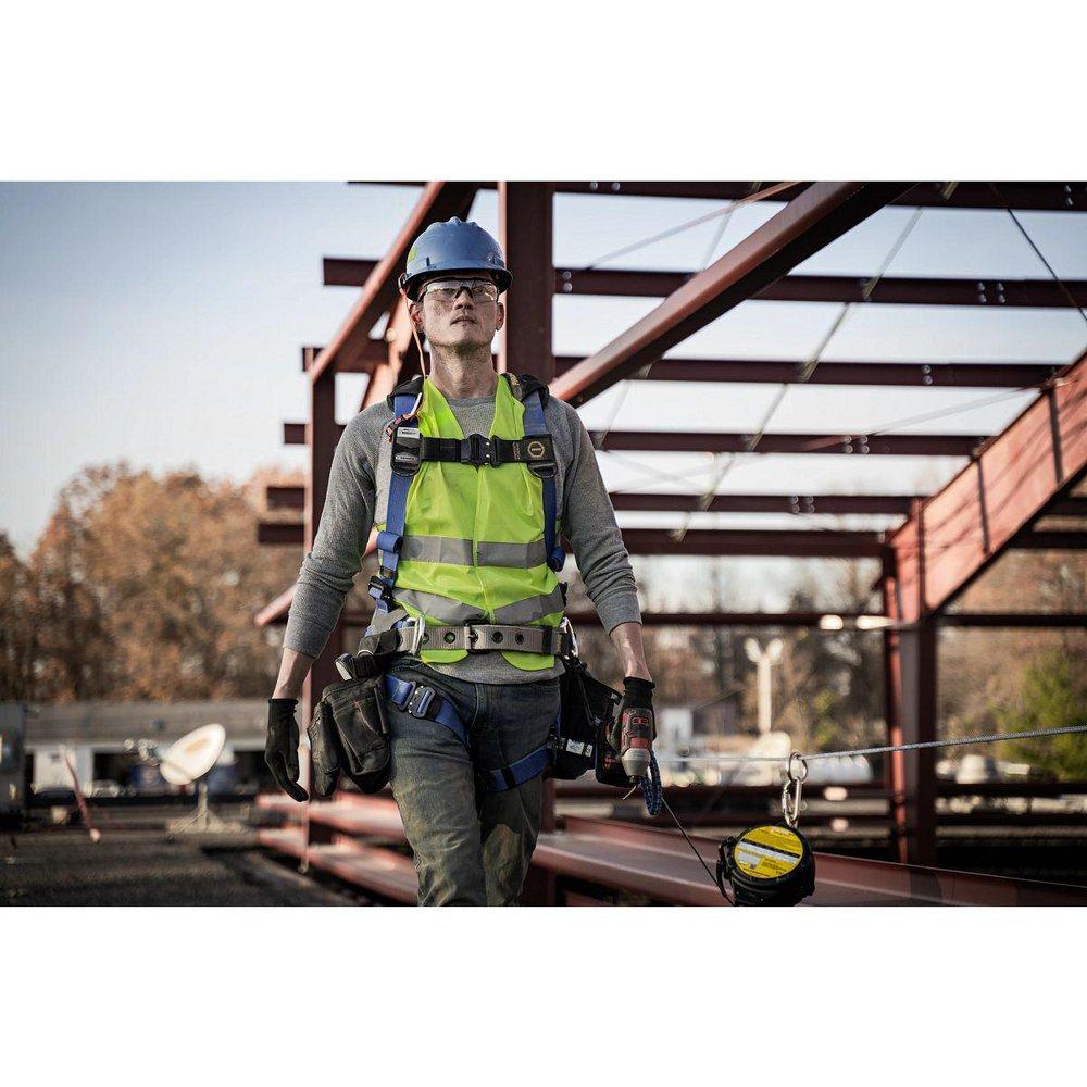 Werner Ladder Matte Black 20 ft. Housing and Self-Retracting Lifeline with Snap Hook 