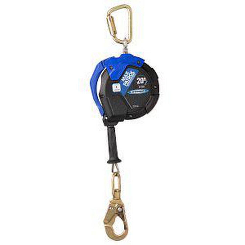 Werner Ladder Matte Black 20 ft. Housing and Self-Retracting Lifeline with Snap Hook 