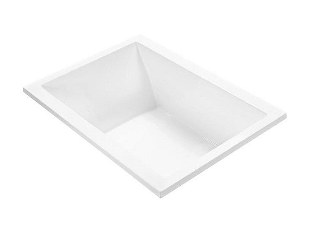 Mti Baths Biscuit 60 x 36 in. Soaker Drop-in Bathtub End 