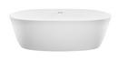 MTI Whirlpools&reg; Matte White 65 x 32 in. Freestanding Bathtub Center Drain 