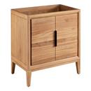 Signature Hardware Natural Teak 30 in. Floor Mount Vanity 