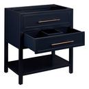 Signature Hardware Midnight Navy Blue 30 in. Floor Mount Vanity 