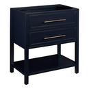 Signature Hardware Midnight Navy Blue 30 in. Floor Mount Vanity 
