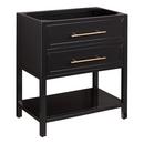 Signature Hardware Black 30 in. Floor Mount Vanity 