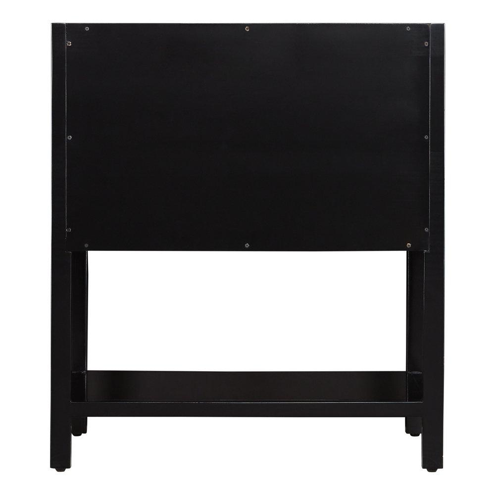 Signature Hardware Black 30 in. Floor Mount Vanity 