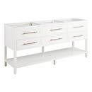 Signature Hardware Bright White 72 in. Floor Mount Vanity 