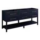 Signature Hardware Midnight Navy Blue 72 in. Floor Mount Vanity 