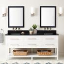 Signature Hardware Bright White 72 in. Floor Mount Vanity 