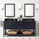 Signature Hardware Midnight Navy Blue 72 in. Floor Mount Vanity 