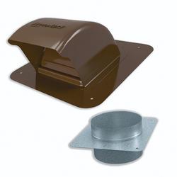 11-1/2 in. Roof Vent Steel in Brown