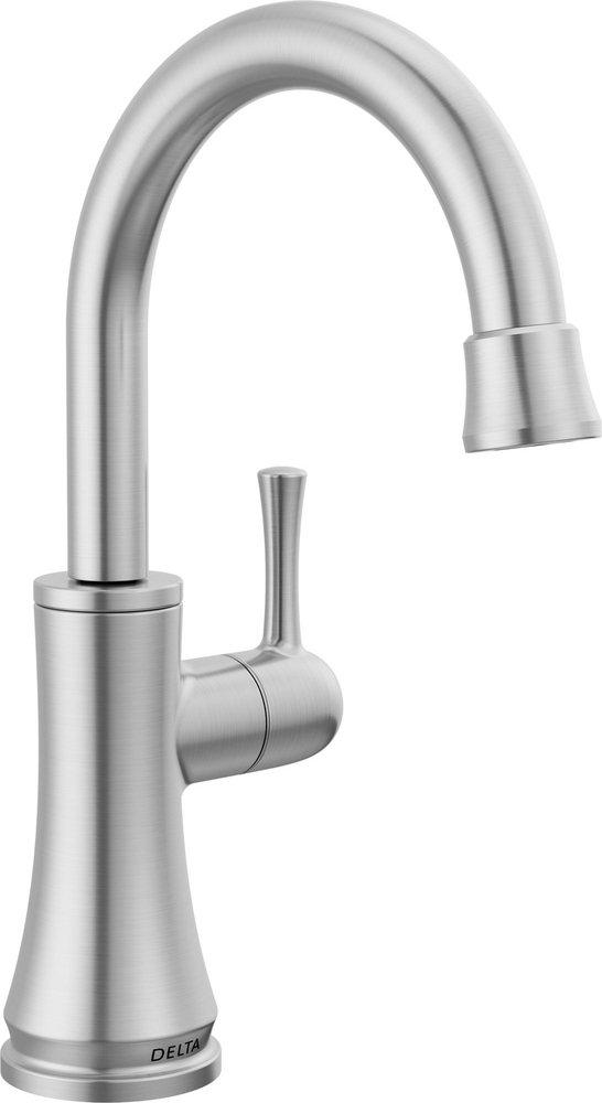 Delta Faucet Arctic Stainless Single Handle Beverage Kitchen Faucet 