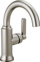 Single Handle Monoblock Bathroom Sink Faucet in SpotShield® Brushed Nickel