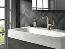 Single Handle Monoblock Bathroom Sink Faucet in SpotShield&reg; Brushed Nickel 