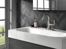 Single Handle Monoblock Bathroom Sink Faucet in SpotShield&reg; Brushed Nickel 