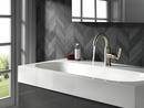 Single Handle Monoblock Bathroom Sink Faucet in SpotShield&reg; Brushed Nickel 