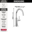 Delta Faucet Chrome Cold Water Dispenser 