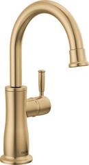 Single Handle Lever Water Filter Faucet in Champagne Bronze