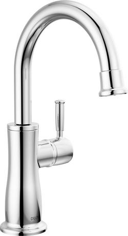 Single Handle Lever Water Filter Faucet in Chrome
