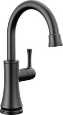 Single Handle Lever Water Filter Faucet in Matte Black