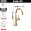 Delta Faucet Champagne Bronze Cold Water Dispenser 