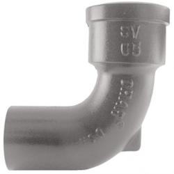 6 in. Spigot x Hub Domestic Cast Iron 90 Degree Bend