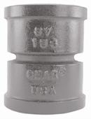 Black 6 in. Hub Domestic Cast Iron Coupling 