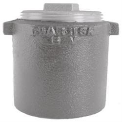 3 x 2-1/2 in. Spigot x FNPT Cast Iron Soil Vent Reducing Cleanout