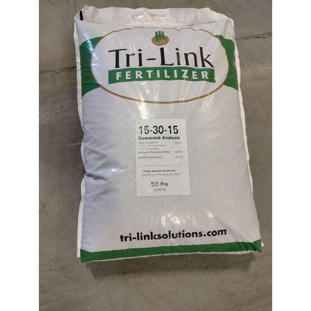 Tri-Link Fertilizer 50lb Bag 15-30-15 Formula 