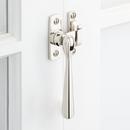 Signature Hardware Polished Nickel Brass Casement Window Latch 