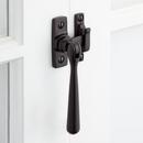 Signature Hardware Matte Black Brass Casement Window Latch 