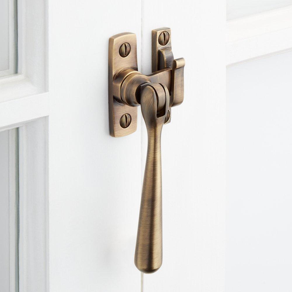 Signature Hardware Antique Brass Brass Casement Window Latch 