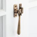 Brass Casement Window Latch in Antique Brass