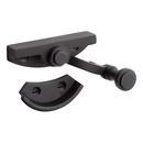 Signature Hardware Matte Black Solid Bronze Sash Lock 