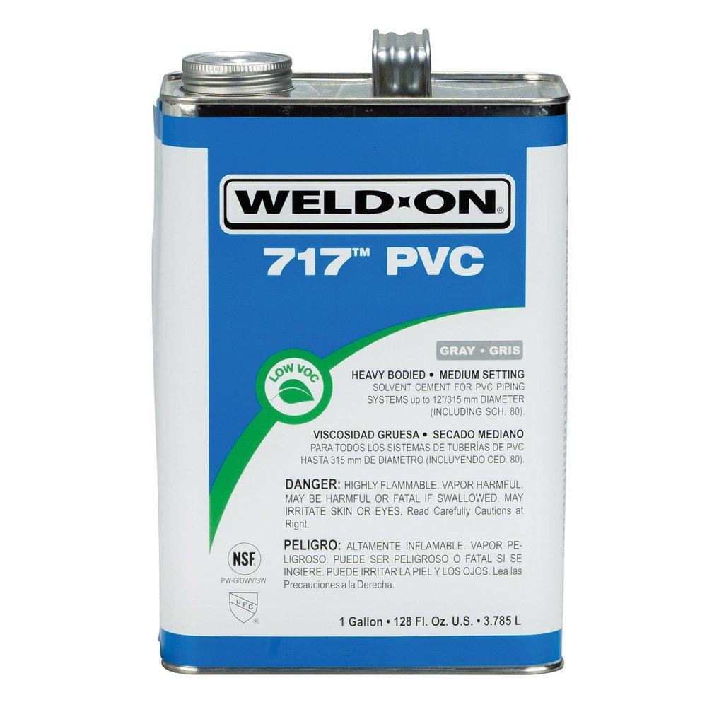 Weld-On&reg; Medium Set PVC Grey Pipe Cement 