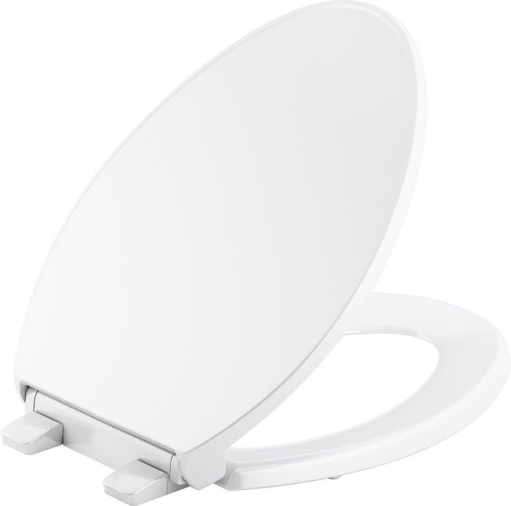 KOHLER White Elongated Closed Front Toilet 