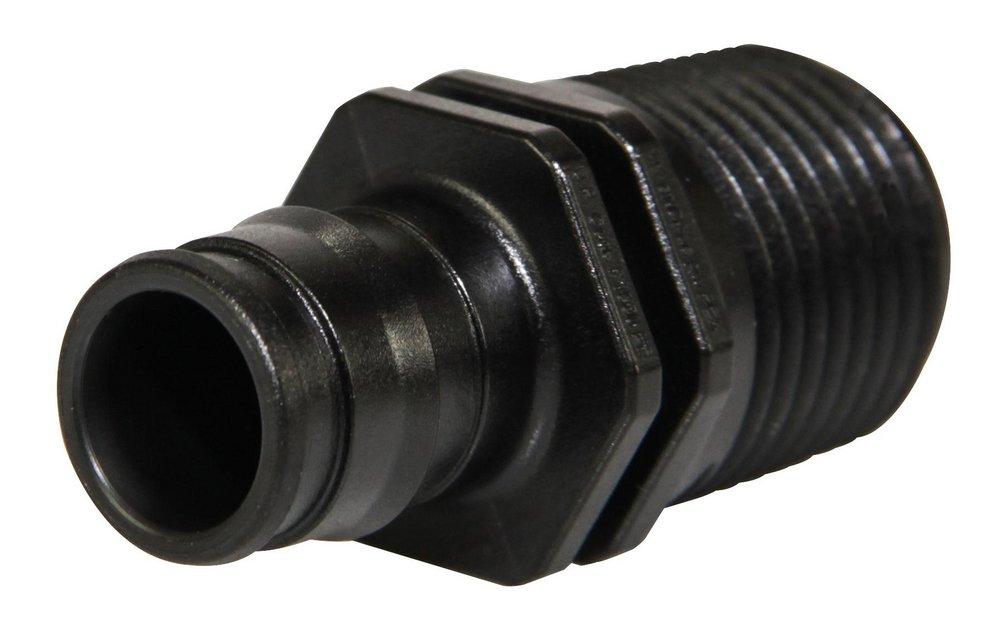 Uponor Plastic PEX Expansion x MPT Adapter 