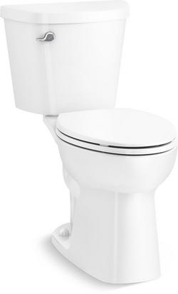 1.28 gpf Elongated Two Piece Toilet in White