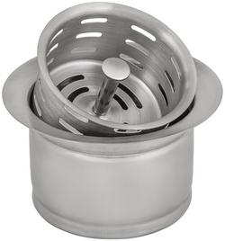 2-5/8 x 4-1/2 in. Disposal Flange and Strainer in Stainless Steel